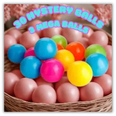 30 Sanrio Mystery Balls With 3 Mega Balls